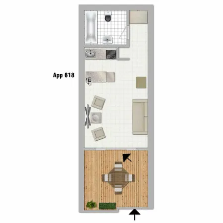 公寓 Ferienwohnung In An Der *